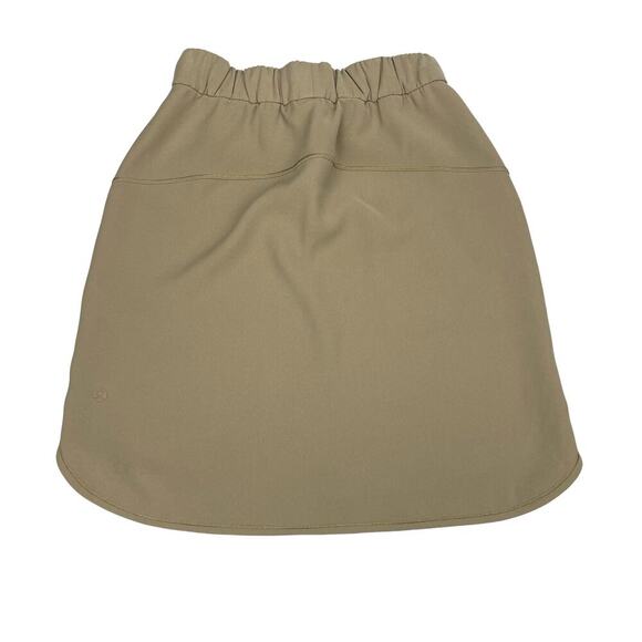 LULULEMON On The Fly Skirt Woven Sz 4 Frontier - Picture 7 of 9